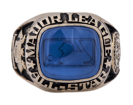 1987 MLB All Star Game Ring Presented To Lee Smith (Smith LOA)